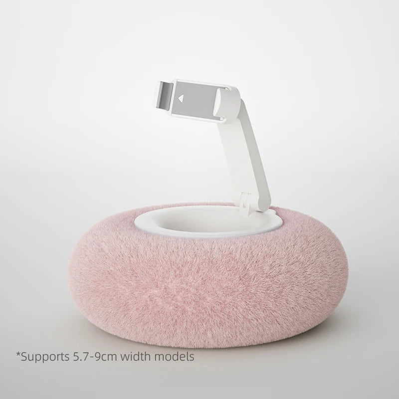 Support Mobile Universel avec Coussin Douillet – Pour Streaming, Bureau ou Lit