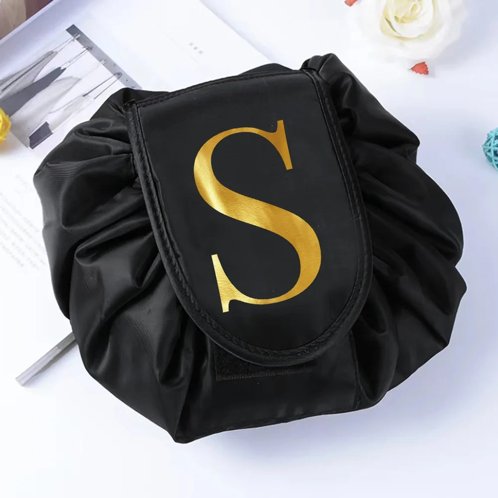 Sac Cosmétique Magique Pliable pour Femmes - Pochette de Maquillage , Élégante et Portable